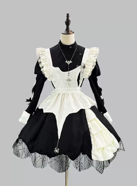 新款暗黑哥特万圣节cos服饰lolit