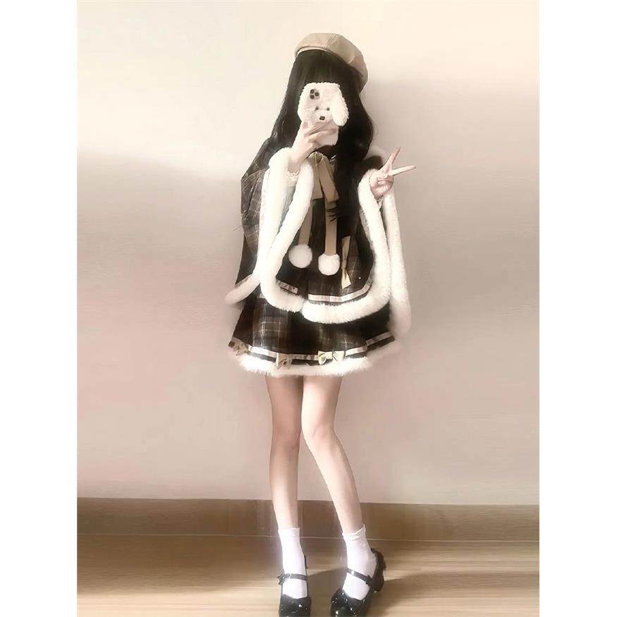 二次元甜系冬日茶话会洛丽塔服装