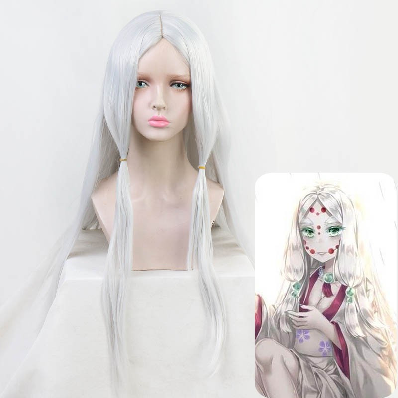 鬼灭之刃 蜘蛛姐姐继国严胜真菰我妻善逸祢豆子cosplay假发染色