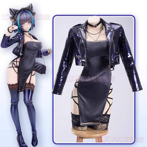 碧蓝航线柴郡cos服柴郡日常礼服