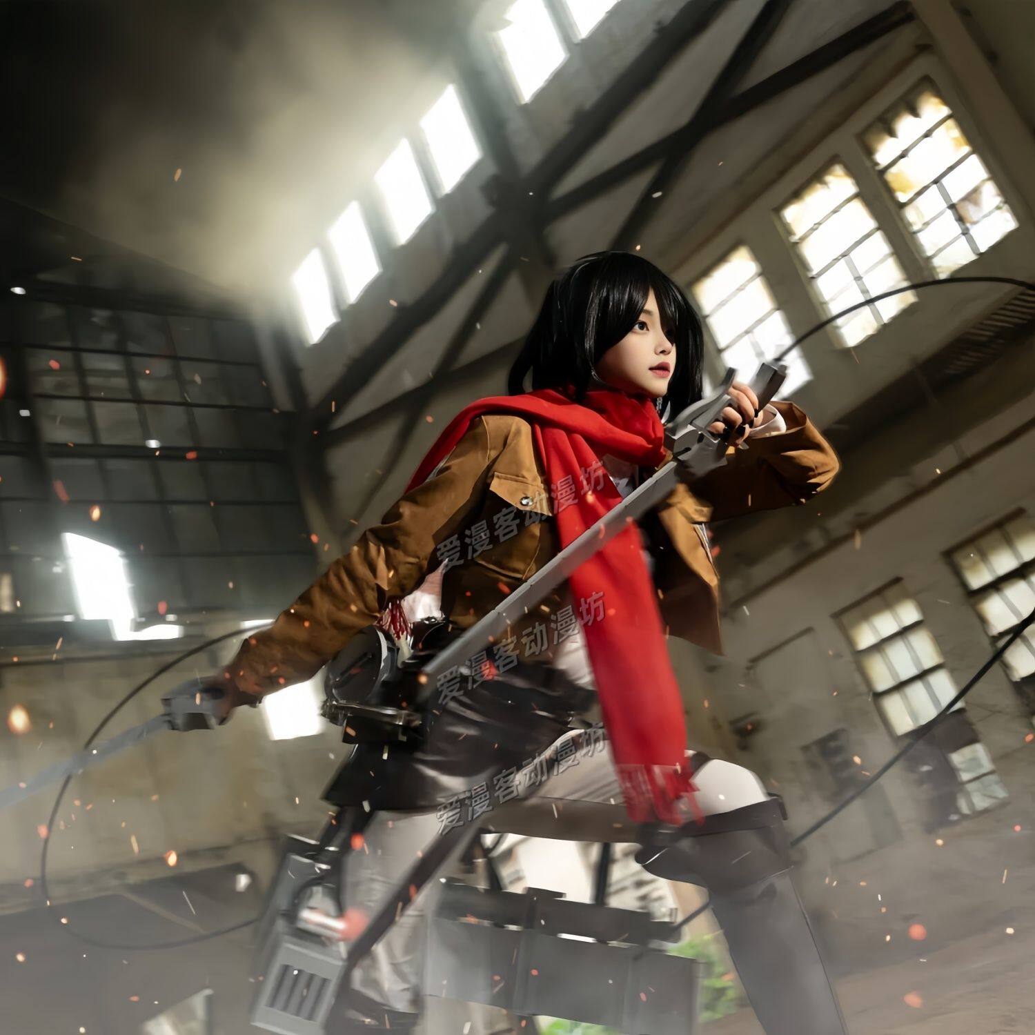 进击的巨人自由之翼cos全套艾伦三笠兵长调查兵团cosplay服装 c服