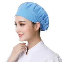 HJ Wide-края складная шляпа светло-голубая полная ткань