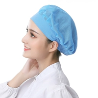 HJ Alde Soiding Hat Hat Light Blue Deshatable Net Modelless Brim