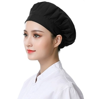 HJ Wide-края складная шляпа черная полная ткань без шляп