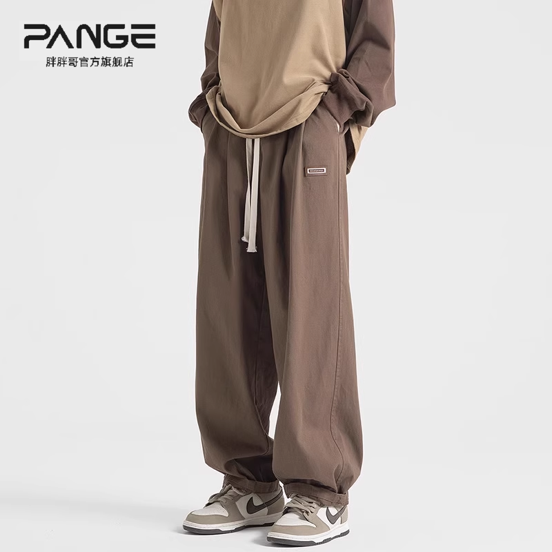 胖胖哥oversize美式复古休闲裤男