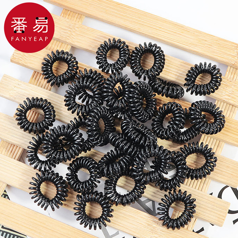 15Y10Y-5Y发圈/电话线AA1S40-扎头发气质无痕头绳简约网红小号森