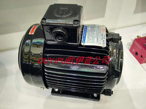 台湾群策电机SY C01-43B0 0.75KW 卧式电机3-PHASE 齿轮泵电机配