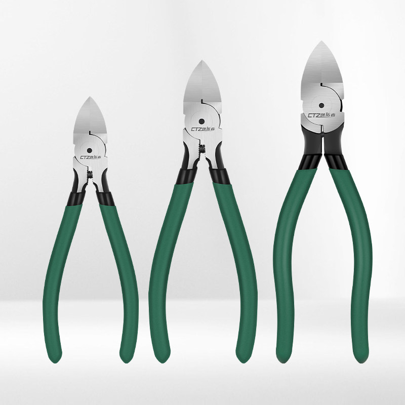 水口钳6剪钳7斜口钳8寸偏口钳子斜嘴工业级电子极薄刃剪线迷你剪图片