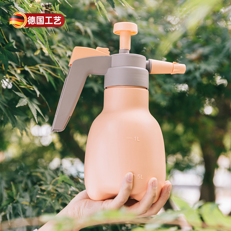德国家用喷壶浇花消毒雾化专用园艺浇花神器气压式喷雾瓶洒水壶