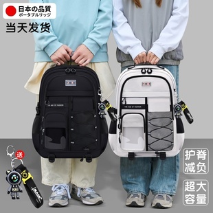 日本书包初中女生高颜值小众2025男孩小学生减负护脊大容量双肩包