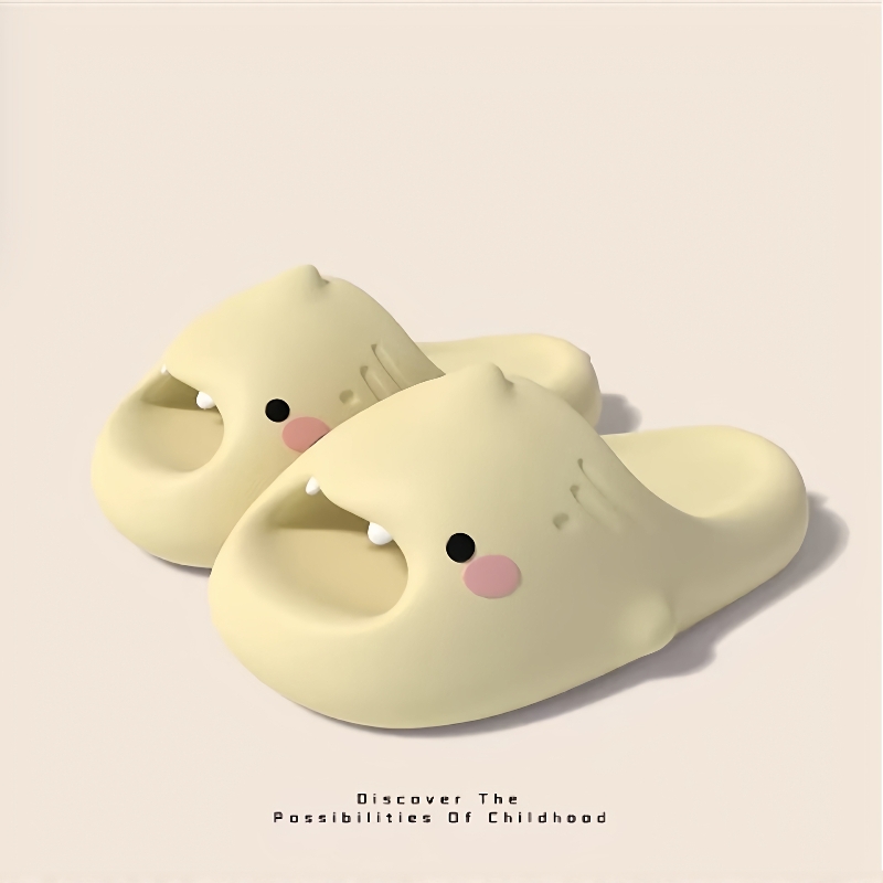 2025夏季亲子鲨鱼拖鞋儿童凉拖鞋