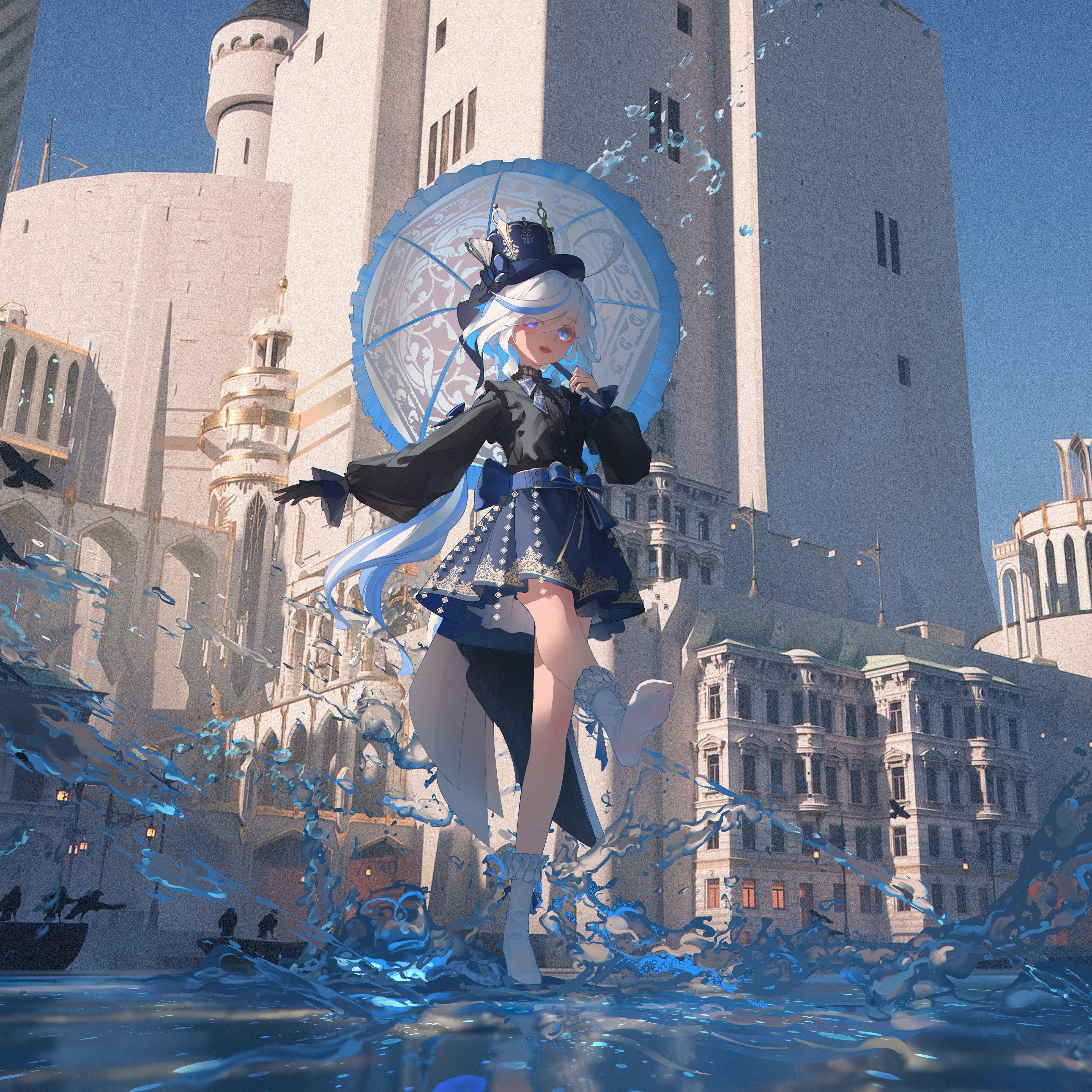 【新神殿下】原神/崩坏星穹铁道/流萤 芙宁娜 钟离胡桃色纸典藏2