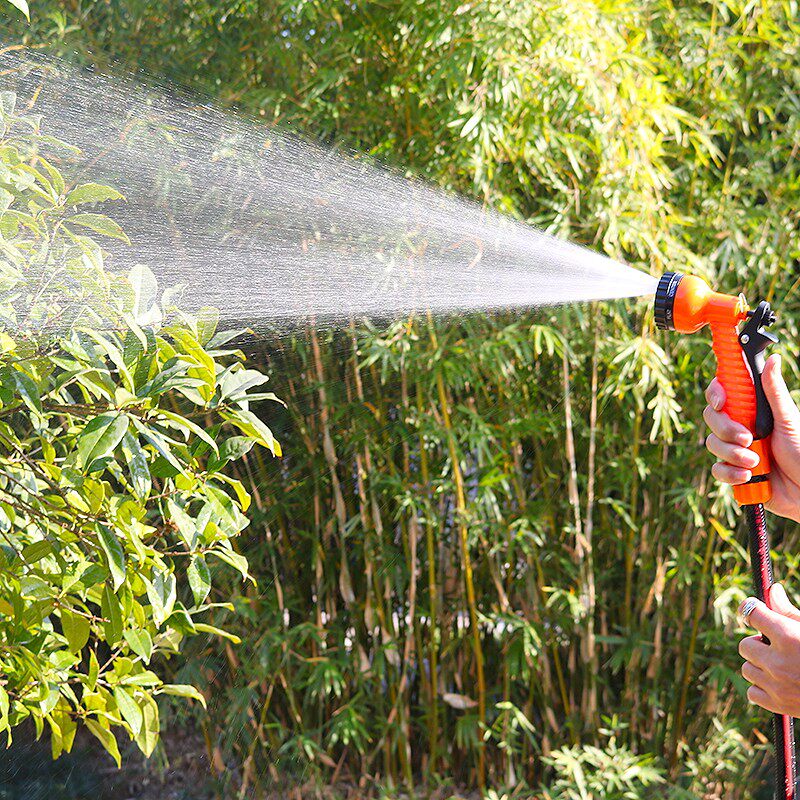 园林浇花水枪浇菜浇地浇水喷头七档花洒浇树水管清洁喷枪