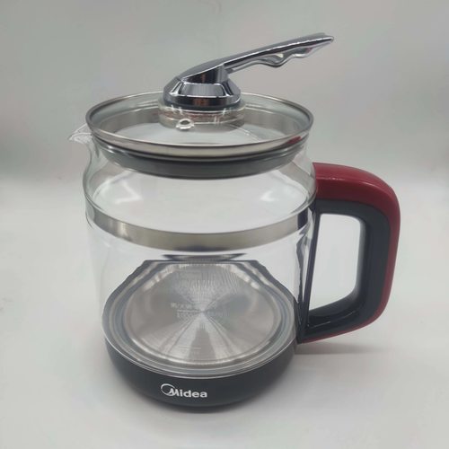 美的养生壶1703单壶配件玻璃壶体食品级不锈钢原装壶身适配1503