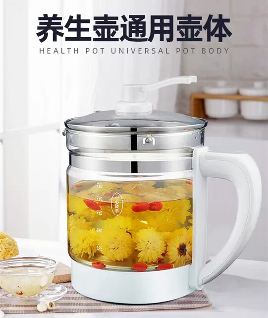 通用HYUNDAI养生壶配件单壶身BD-YS1801 1802 1652 1808玻璃壶体图片