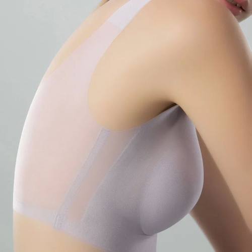 Women Ultra-thin Plus Size  Ice Silk Lingerie Bra Seamless