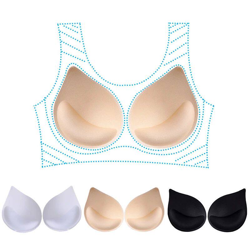 3D Push Up Bra Pads Inserts Women Sponge Padded Bra Pad