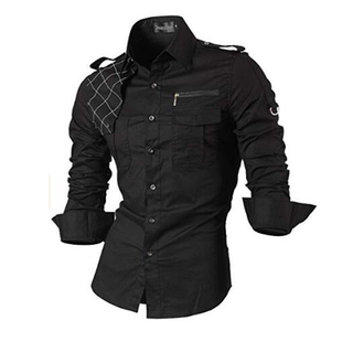 Jeansian Men's Casual Dress Shirts Fashion Desinger Stylish