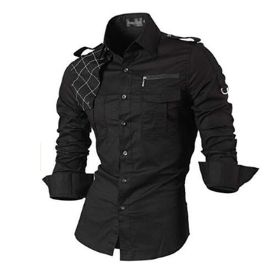 Jeansian Men's Casual Dress Shirts Fashion Desinger Stylish