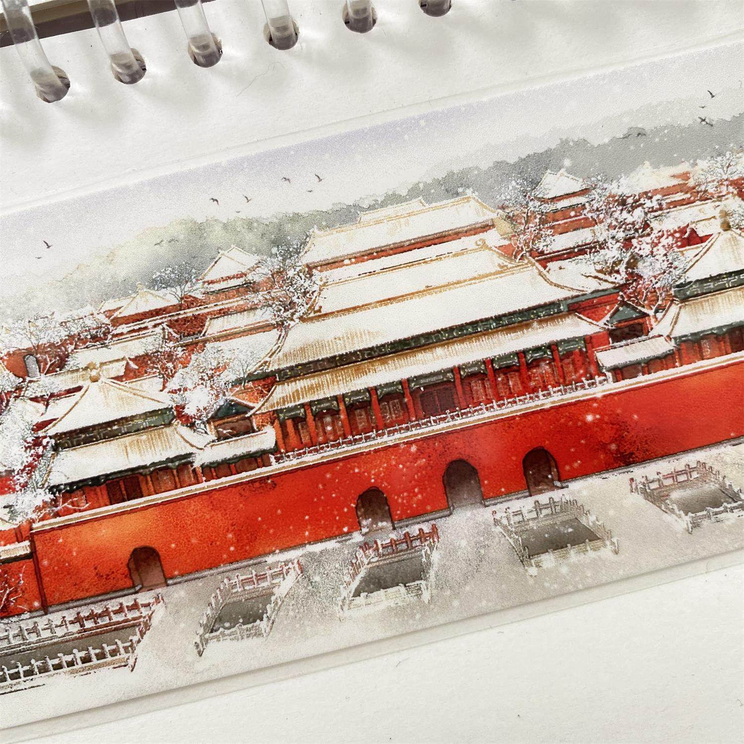 手帐分装胶带雪满故宫zero原创百搭背景古风PET素材账流麻贴纸咕,文具电教/文化用品/商务用品,和纸胶带,淘宝优惠券,粉丝福利购,淘宝优惠卷