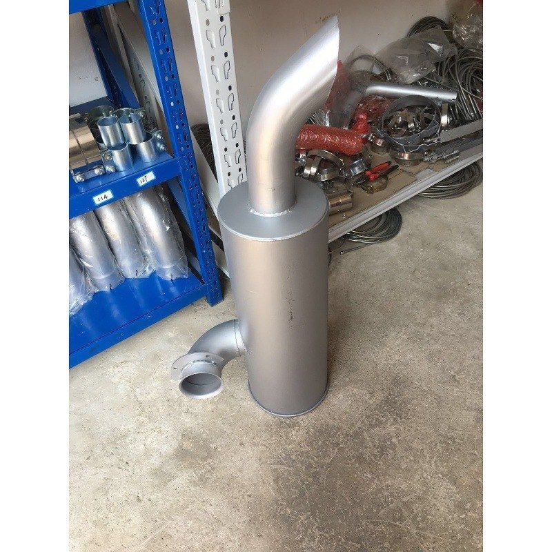 挖掘机配件旋挖钻机啊特拉斯消声器排气管烟筒消音器