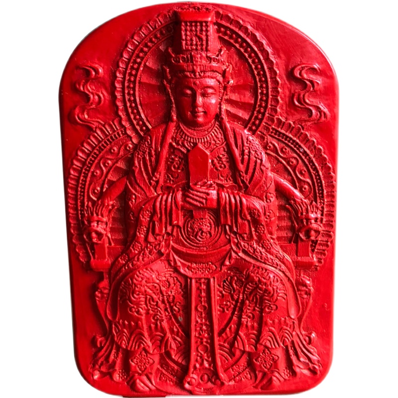 朱砂红妈祖娘娘天上圣母挂件海神天后元君神像佛像男女随身吊坠