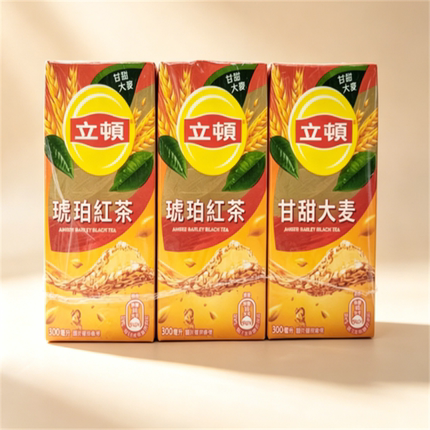 包邮6盒 台湾立顿琥珀红茶300ml鲜爽茶韵清甜解腻四季畅饮好滋味
