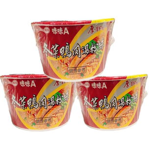 台湾泡面味丹味味A冬菜鸭肉汤粉丝60g碗装好够味泡方便面过桥粉丝