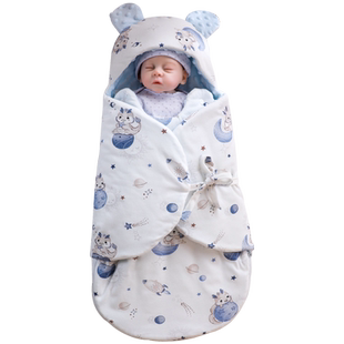 初生婴儿纯棉包被新生宝宝春秋冬季加厚睡袋产房抱被夏款包单薄