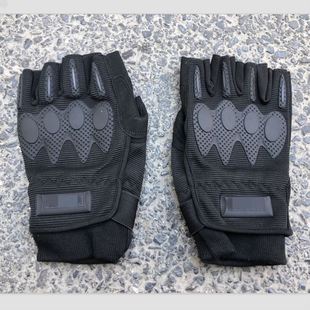 新式半指内手套黑色制式训练户外骑行攀岩防滑战术手套