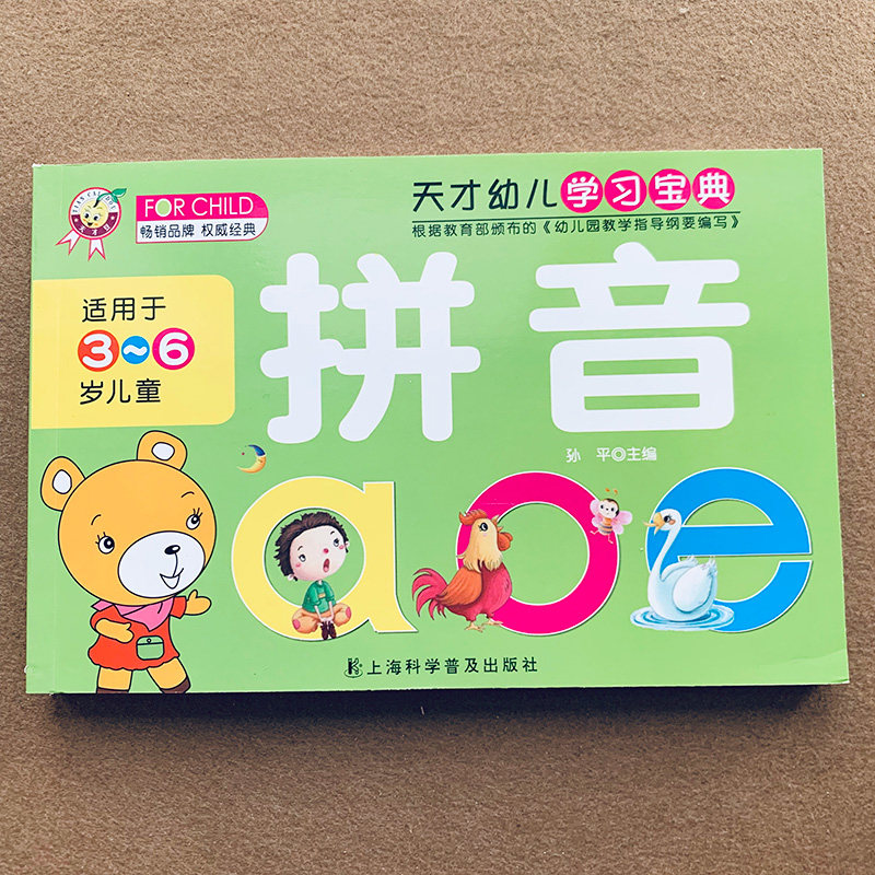 儿童学前拼音练习册幼小衔接