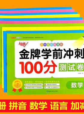 金牌学前冲刺100分测试卷10册