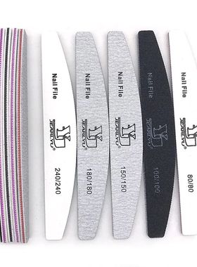 5Pcs/Lot Nail File Mix Color Limas 80/100/150/180/240 Grit P