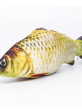 1Pc Fish Plush Doll 3D Carp Throw Doll Toy Fish Shape Sleepi