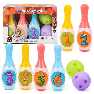2023 Bowling Set Education Toys For Kids Toddlers Animal Num