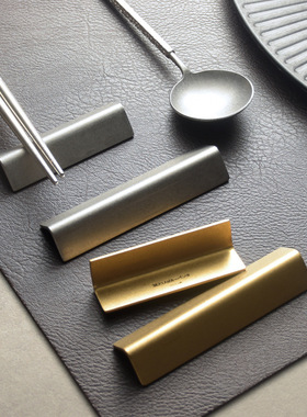 304 stainless steel retro geometric chopstick holder