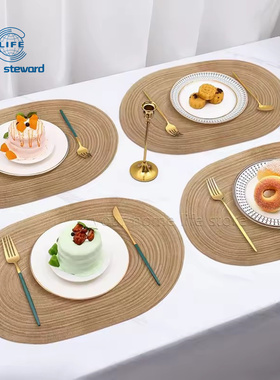 Placemats setHeat resistant pa Place Mat Washable Table Mats