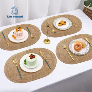 Placemats setHeat resistant pa Place Mat Washable Table Mats