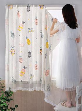 Velcro window curtains Bedroom living room balcony魔术贴窗帘