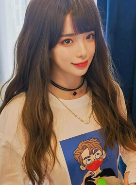 十三白头像#282纯棉白色落肩直喷T恤