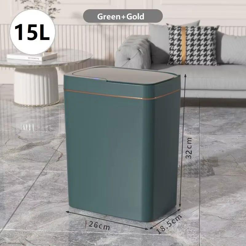 Non-contact narrow smart sensor trash can smart home 15L aut