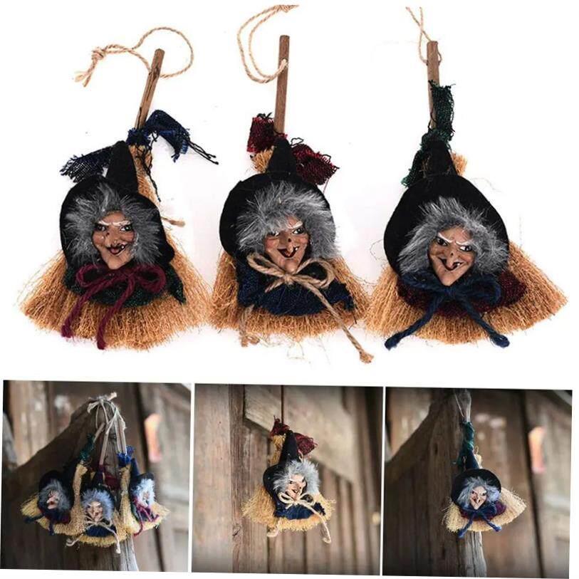Halloween Ghost Festival Witch Figurine Hanging Doll DIY Dec - 实物图