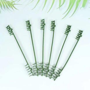 50 Pcs Olive Green Plant Support Buckle Tomato Cucumber