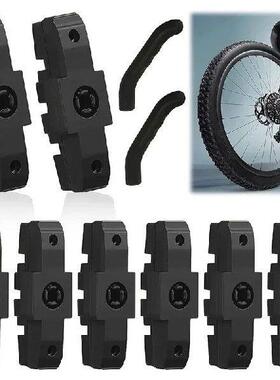 6/8pcs Bicycle Brake Shoes For HS11/ HS22/ HS33 50mm Black