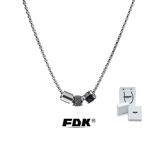 FDK项链男款男士自律项链转运珠小众小蛮腰男生男款潮牌刻字送礼