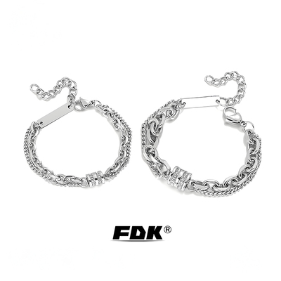 情侣手链小蛮腰叠戴七夕礼物刻字