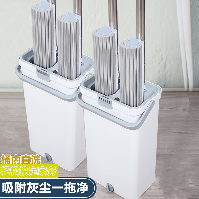 胶棉海绵拖把滑片式挤水
