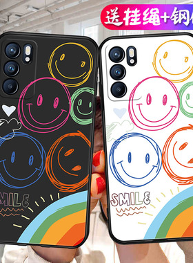 适用OPPOReno6手机壳Reno6保护套oppo新款reon65g液态硅胶软壳0pp0ren06全包防摔opporen外壳软opopreno男女