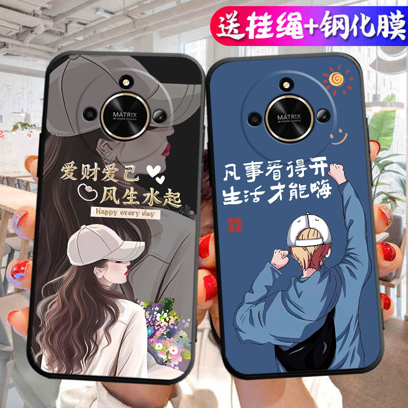 适用于华为荣耀x50手机壳ALI-AL00卡通alial00防摔honorx50情侣网红honrox50软壳hw容耀x50男女hnonx50保护套