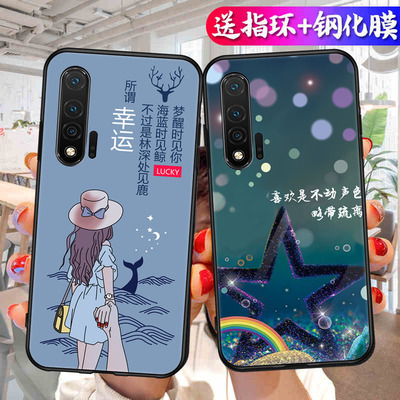 适用华为nova6手机壳5G版WLZ-ANOO硅胶卡通WLZ一AN00创意WZL潮牌AL10新款nv6外壳nv0a6男女navo6诺娃六noⅴa6